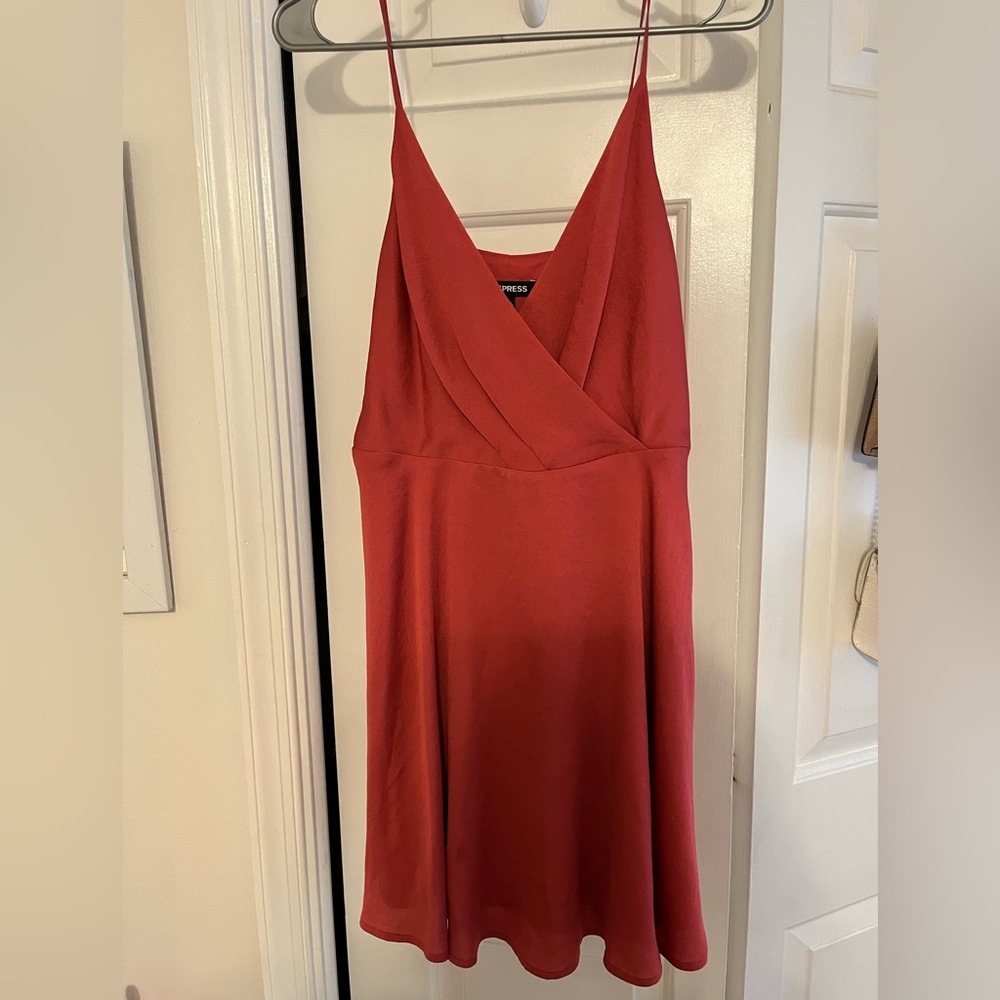 EXPRESS Rust Orange Dress